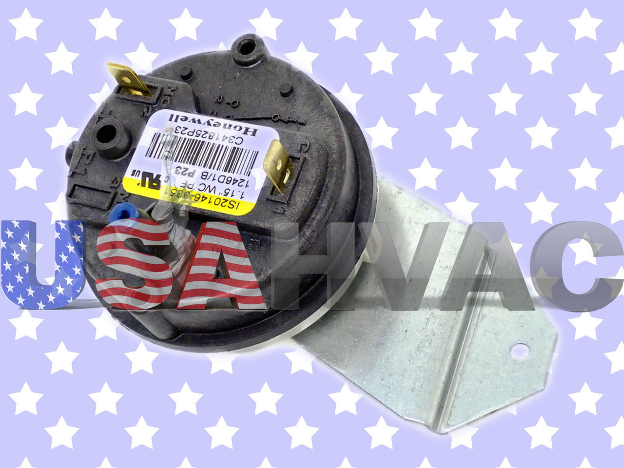 Honeywell OEM Furnace Air Pressure Switch C341825P23 - Brand New Replacement Part